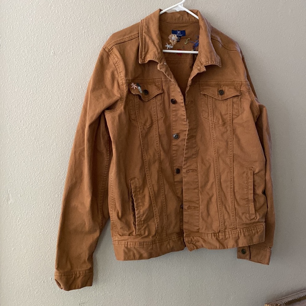 Embroidered chore jacket - Picture 7 of 10